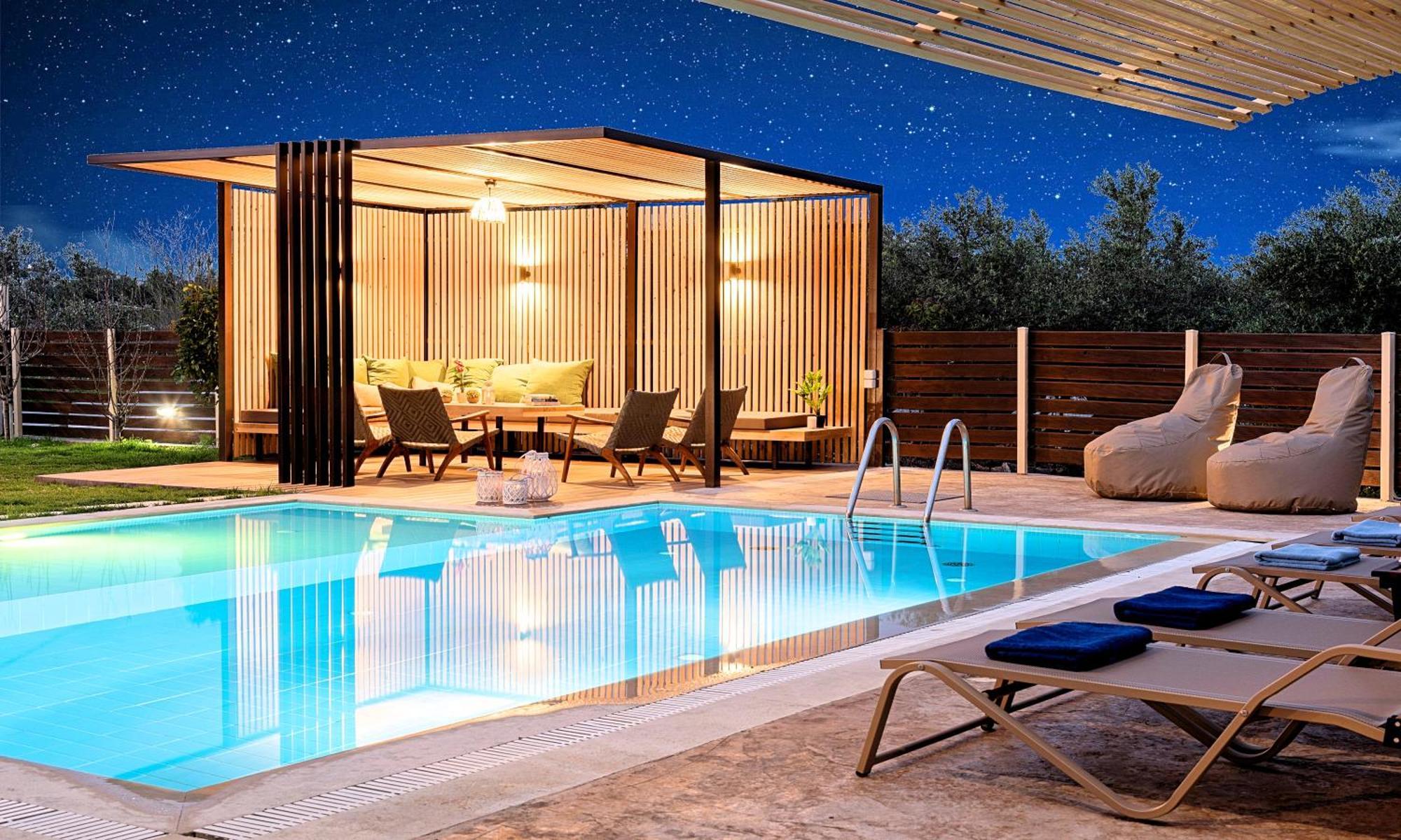 Dhimitroulianá Cretan Sunrise Villa Heated Pool מראה חיצוני תמונה