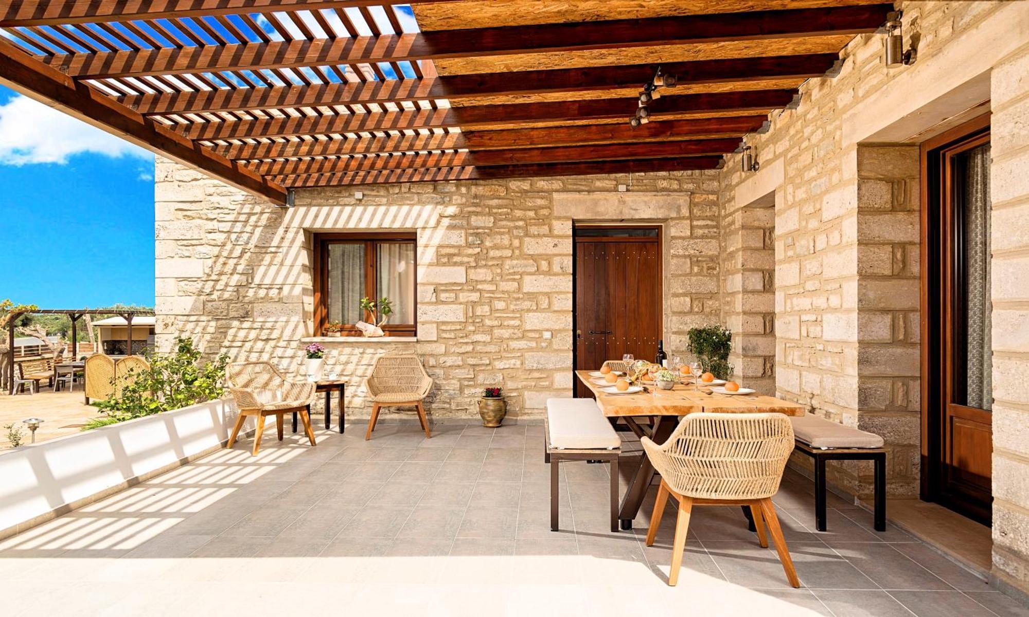 Dhimitroulianá Cretan Sunrise Villa Heated Pool מראה חיצוני תמונה