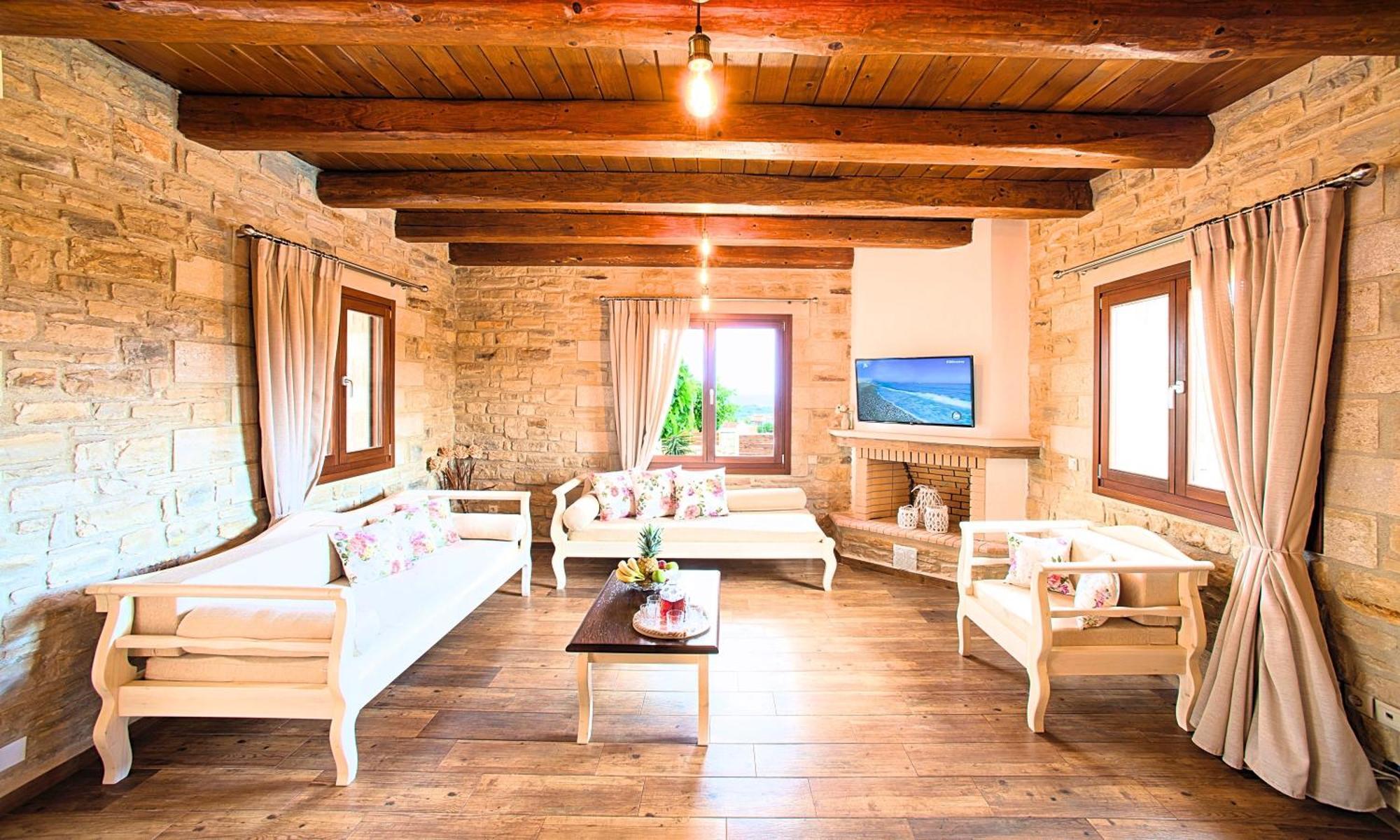 Dhimitroulianá Cretan Sunrise Villa Heated Pool מראה חיצוני תמונה