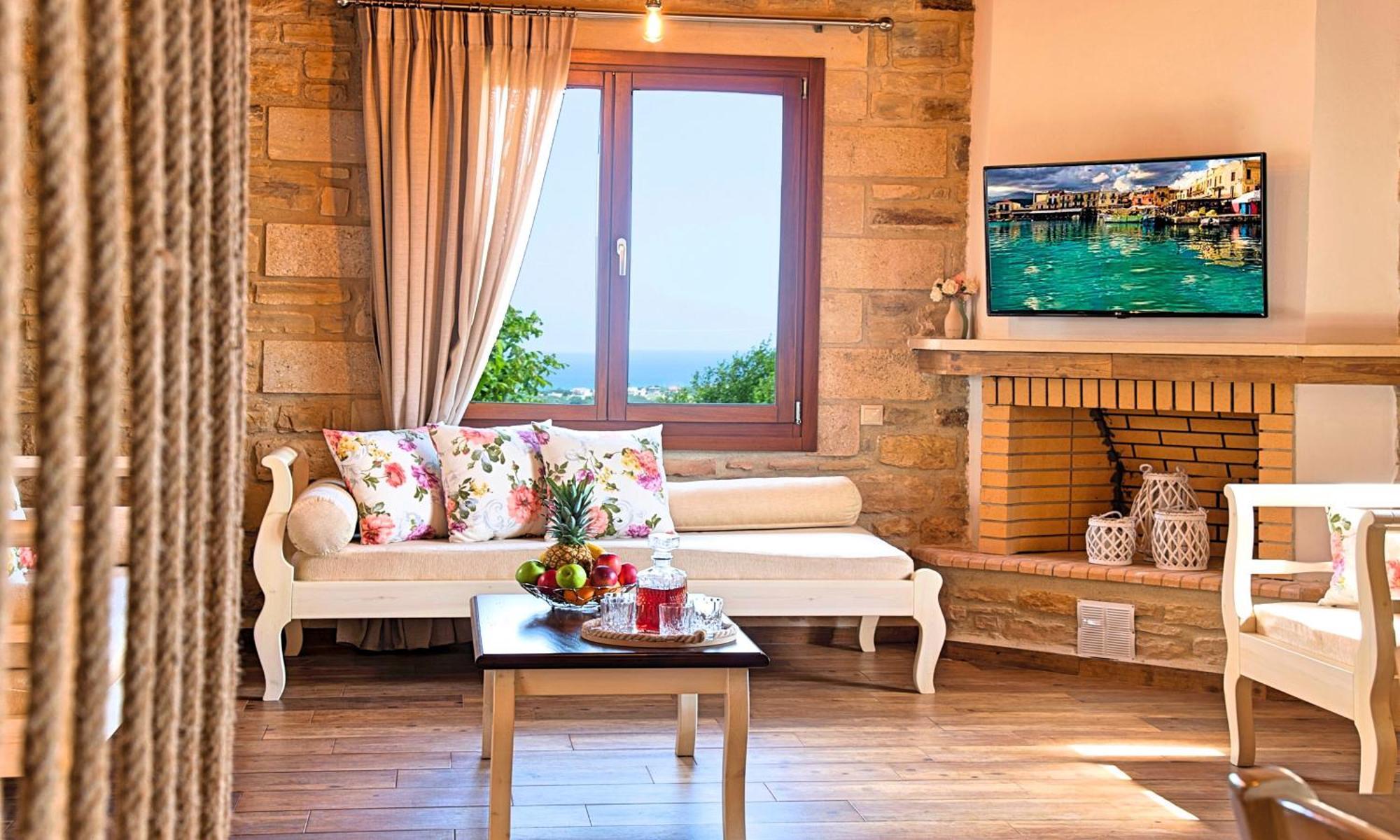 Dhimitroulianá Cretan Sunrise Villa Heated Pool מראה חיצוני תמונה